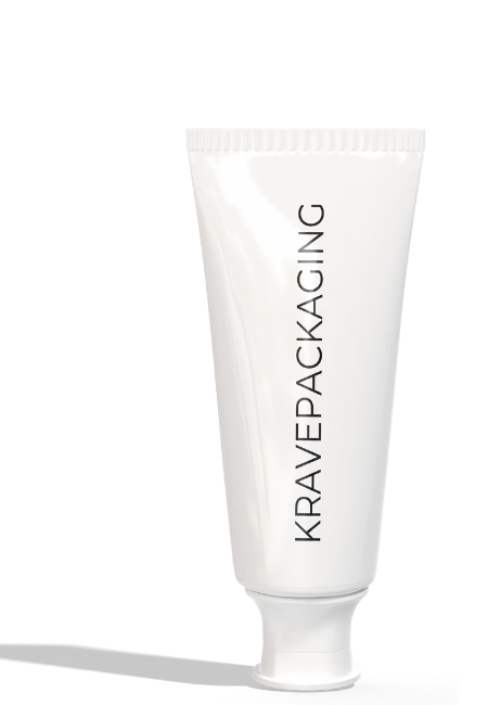 Krave packaging beauty skincare bottle product packaging sample