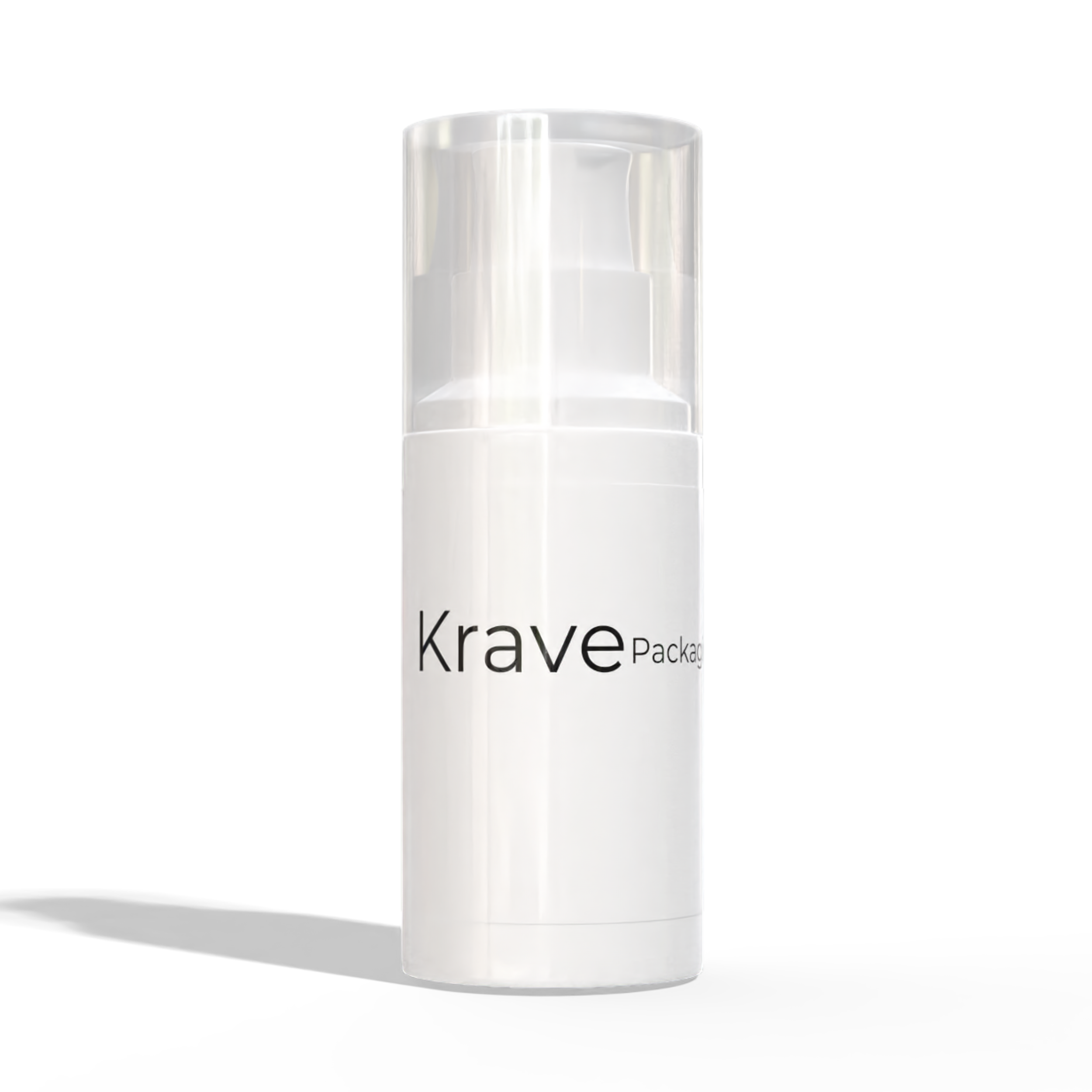 Krave packaging beauty skincare bottle product packaging sample