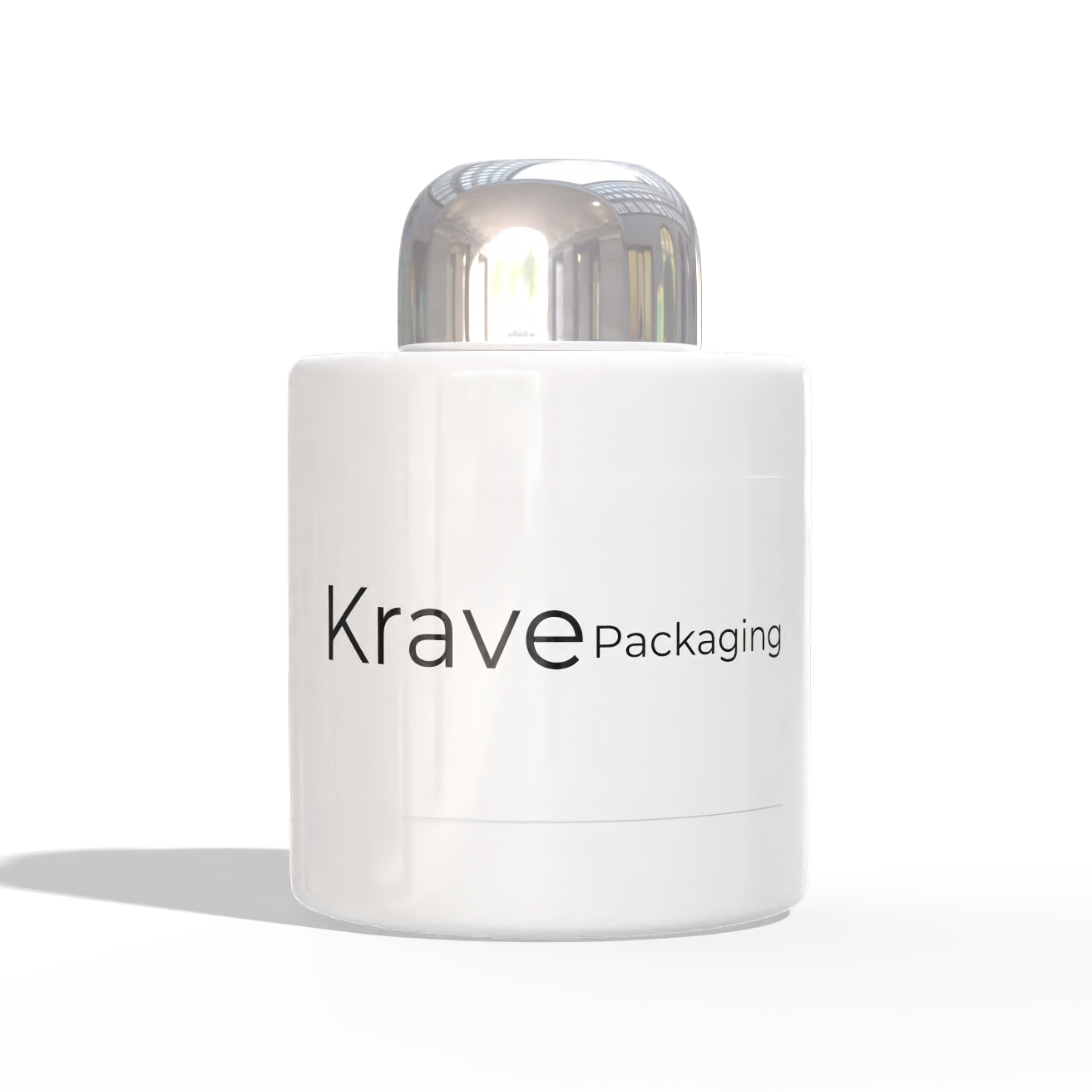 Krave packaging beauty skincare bottle product packaging sample